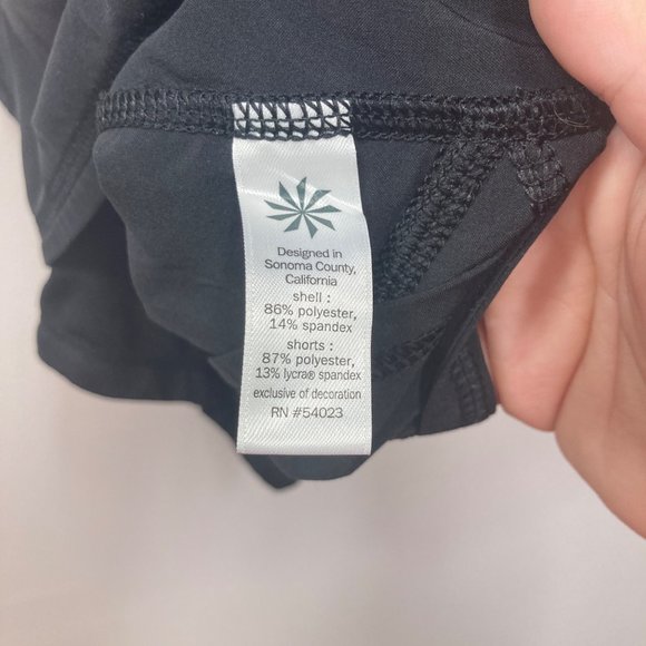 Athleta black layered running shorts small - Picture 7 of 12